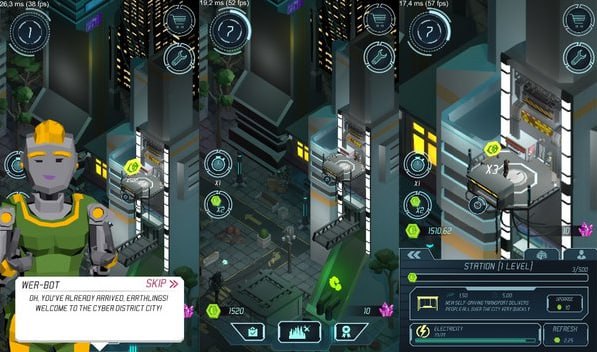 Captura del juego Cyber District