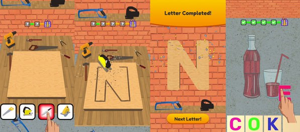 Captura del juego Wood Letters