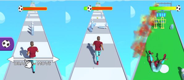 Captura del juego Football Runner