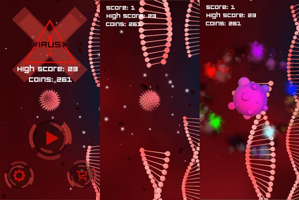 Captura del juego VirusX